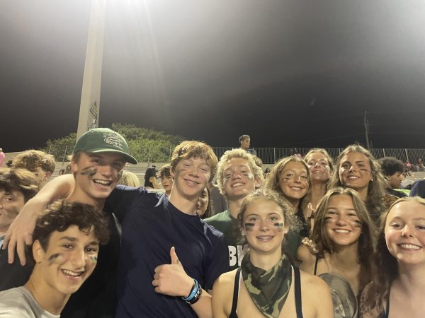 Friday Night Lights: Freshmen experience the Warrzone for the first time.