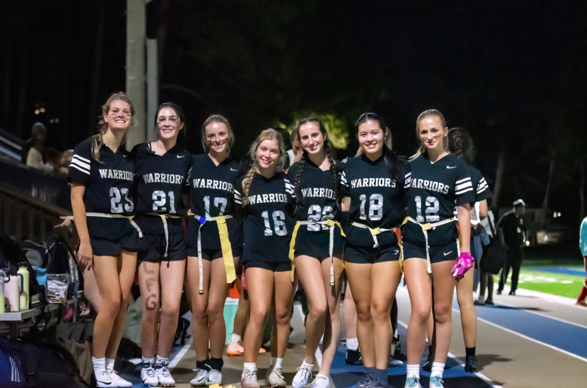 Formidable Flag Football Forces: The 2023 Squad Poses after a Win
