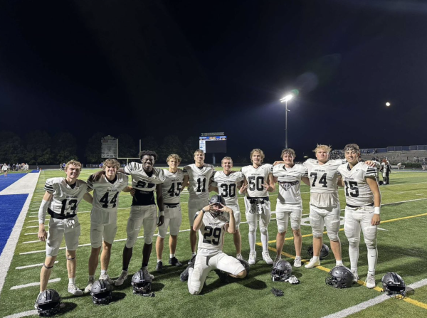 The Warriors gather up after a successful outing against the South Forsyth War Eagles