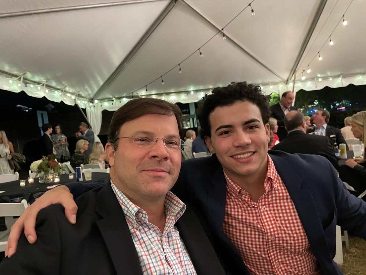 Mike O’Kelley and his late son, Jack. 