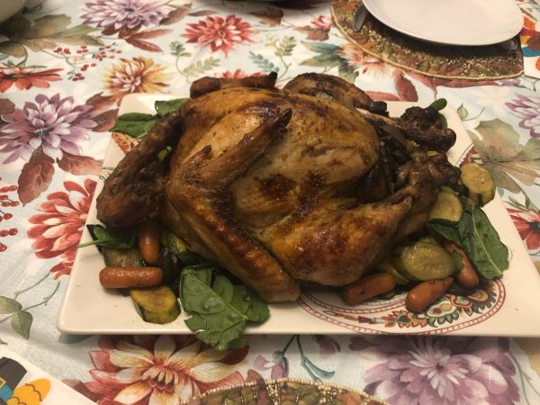 Feast for All
: Turkey at Marcella Mokam's house for Thanksgiving dinner.
