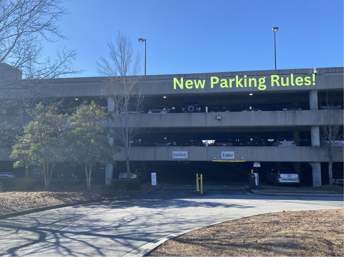 The North Atlanta parking deck marks the end of an era, with new rules set to replace the old ways of parking and operation. 