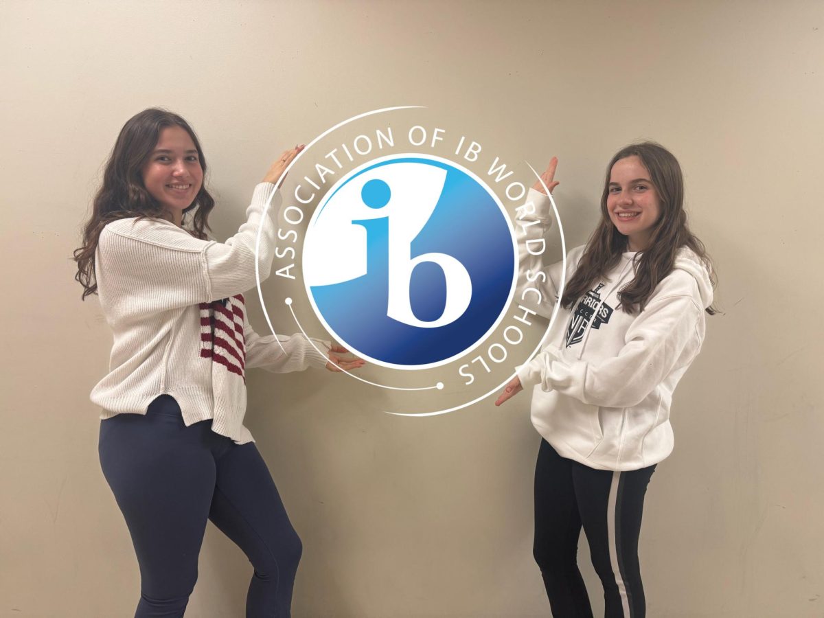 Sophomores Adelaide Middleton and Lauren Langley are ready for the next two years in IB!